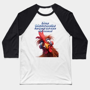 Rooster by focusln Baseball T-Shirt